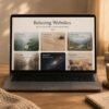Relaxing websites offering simple online activities such as calming sounds, sand drawing, peaceful window views, city walks, space exploration, and puzzles.